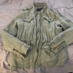 Green Lucky Brand Army Jacket
